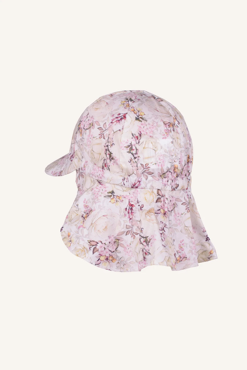 VIENNA SUN HAT - WHITE/PINK