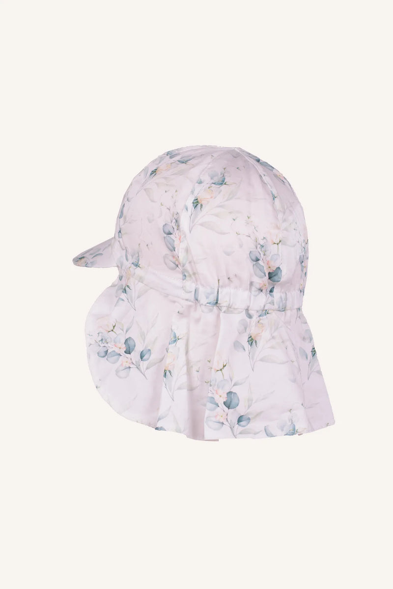 VIENNA SUN HAT - WHITE/MINT GREEN