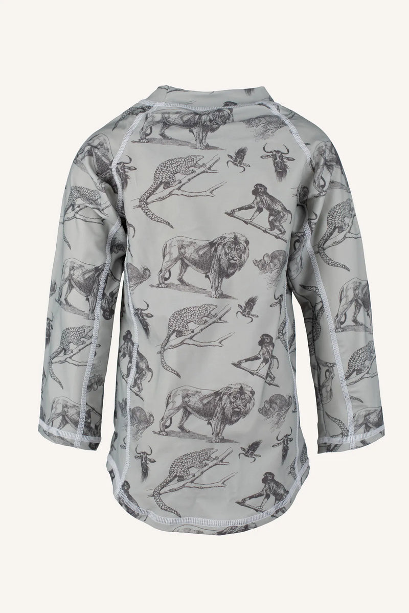 PHUKET T-SHIRT - MINT GREEN/GREY
