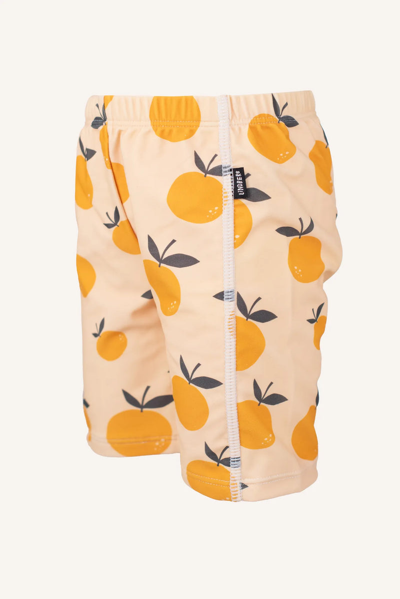 BERMUDA TRUNKS - GOLD/GREY