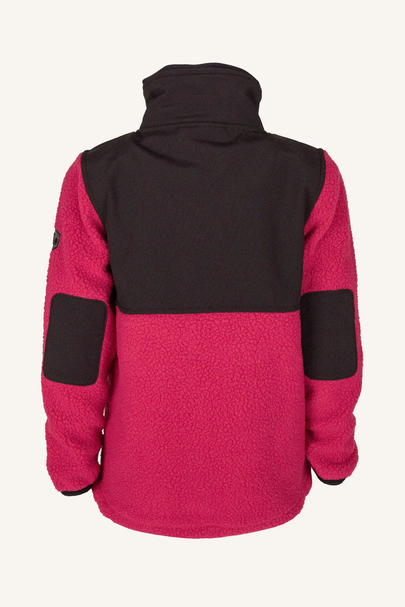 RAMUND PILE JACKET - CERISE