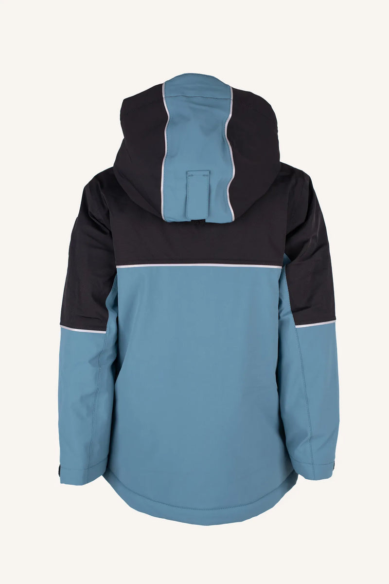 ALPINE WINTER JACKET - BLACK/TURQ