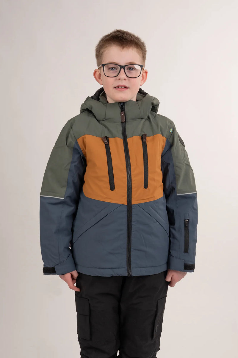 ALPINE WINTER JACKET - GREEN/BLUE