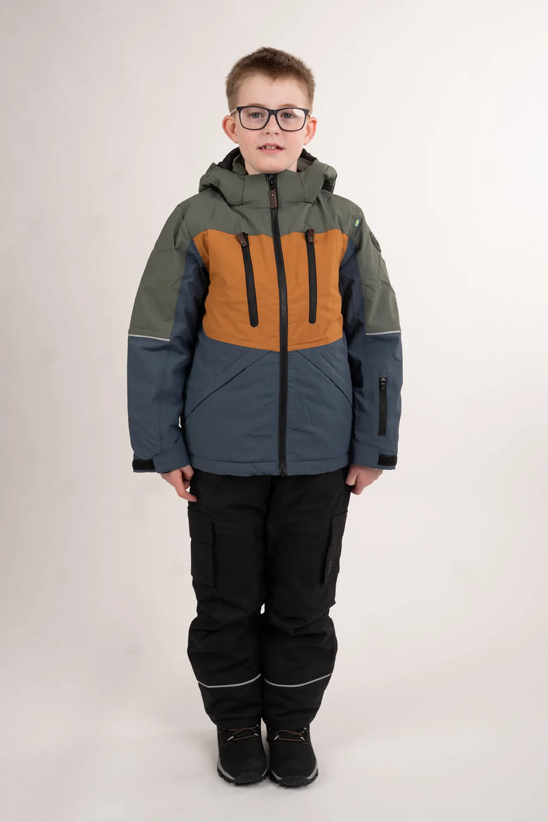 ALPINE WINTER JACKET - GREEN/BLUE