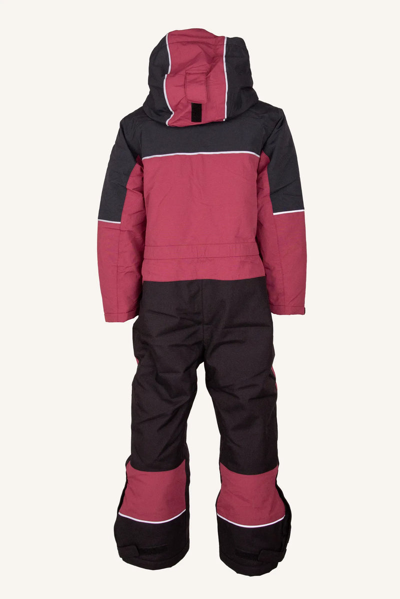 ALPINE WINTER OVERALL - BLACK/CERISE