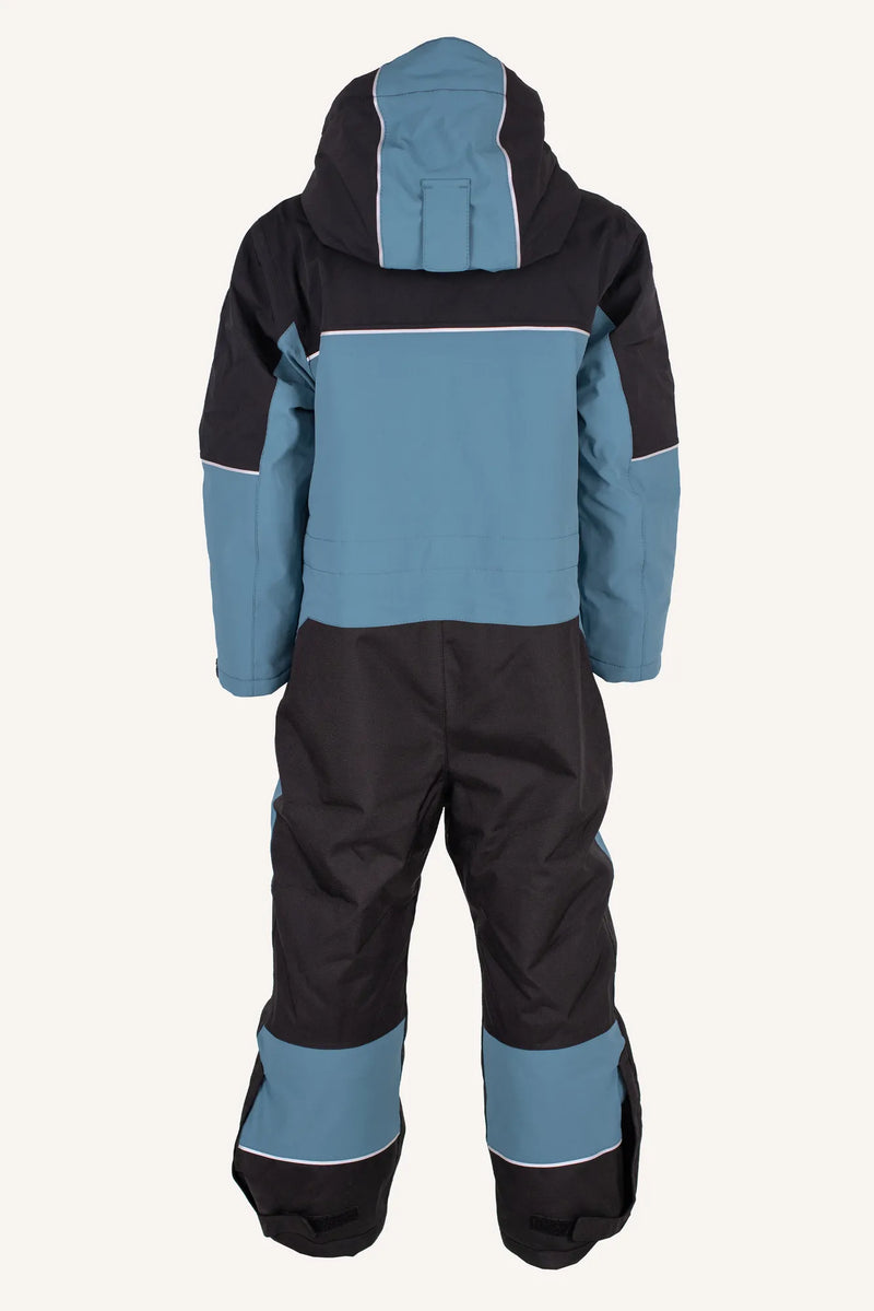 ALPINE WINTER OVERALL - BLACK/TURQ