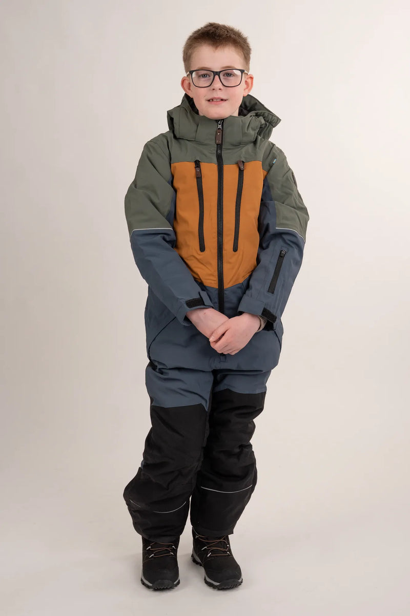 ALPINE WINTER OVERALL - GREEN/BLUE