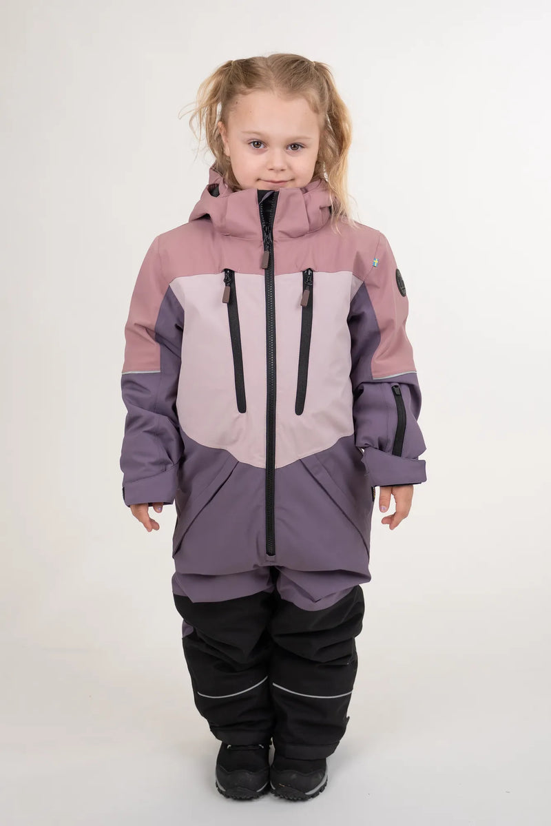 ALPINE WINTER OVERALL - PINK/LAVENDER