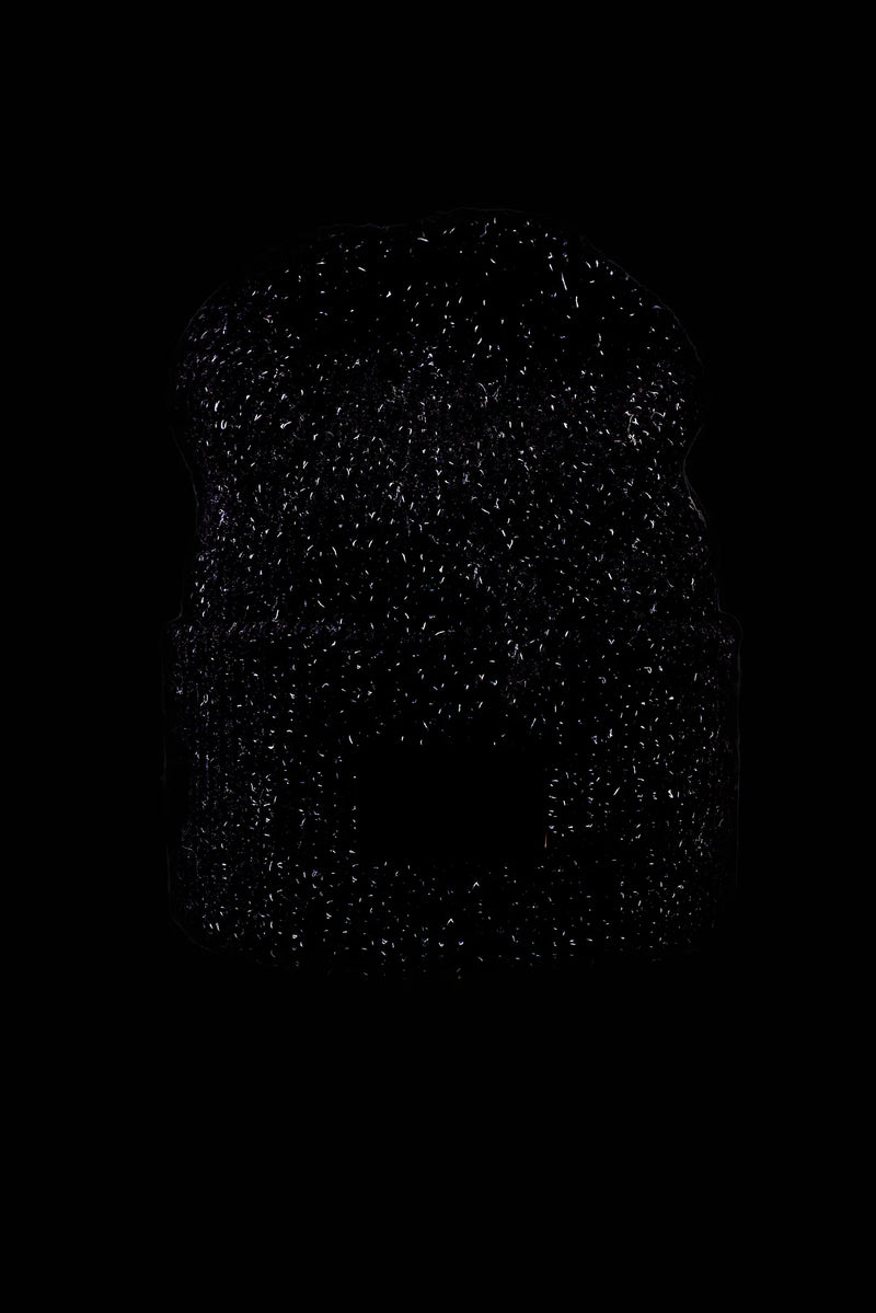 HAVEN BEANIE, REFLECTIVE - BLACK