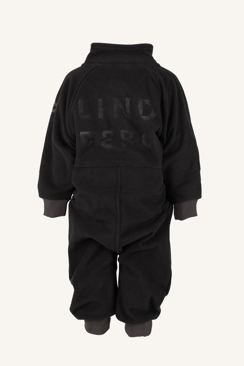 STORMY BABY OVERALL, WINDFLEECE - BLACK