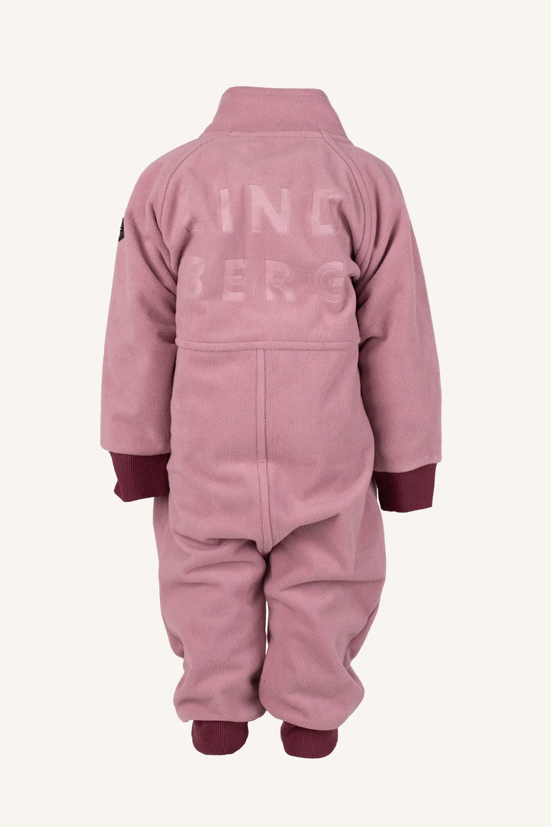 STORMY BABY OVERALL, WINDFLEECE - ROSE