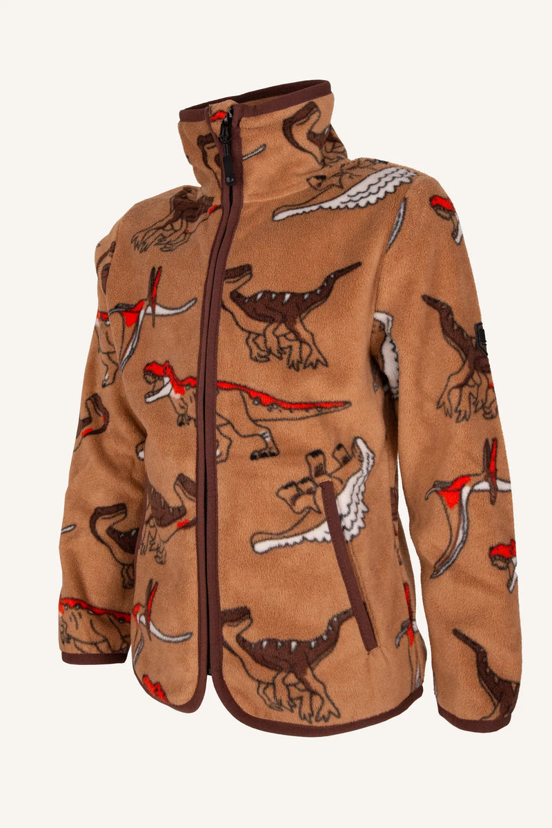 LULEÅ FLEECE JACKET - LIGHT BROWN