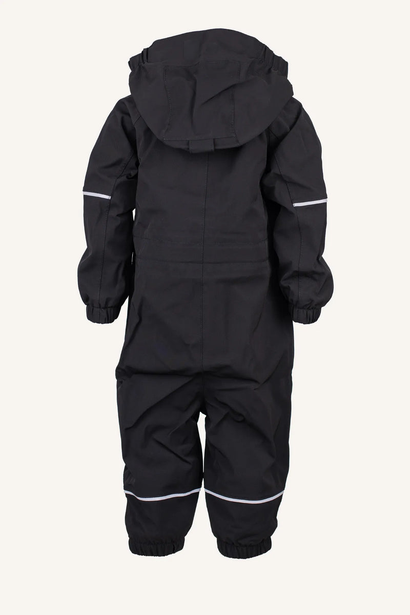 DRAMMEN SHELL BABY OVERALL - BLACK