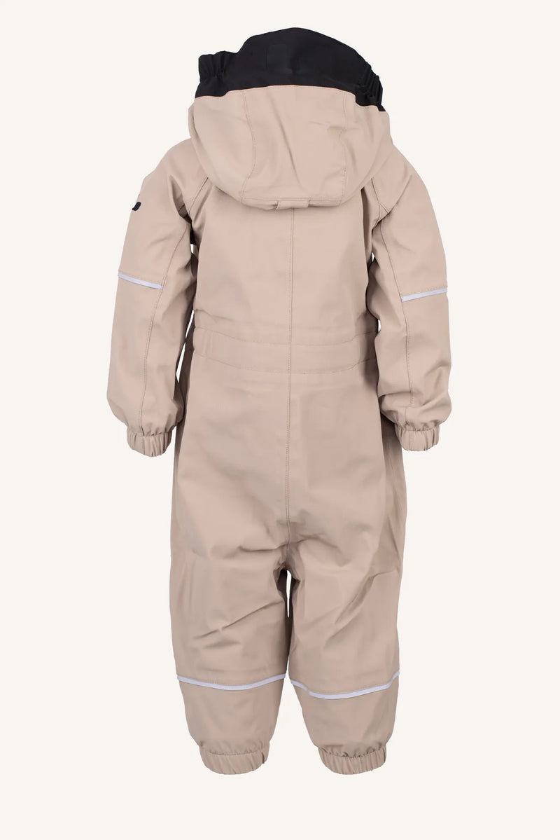 DRAMMEN SHELL BABY OVERALL - BEIGE