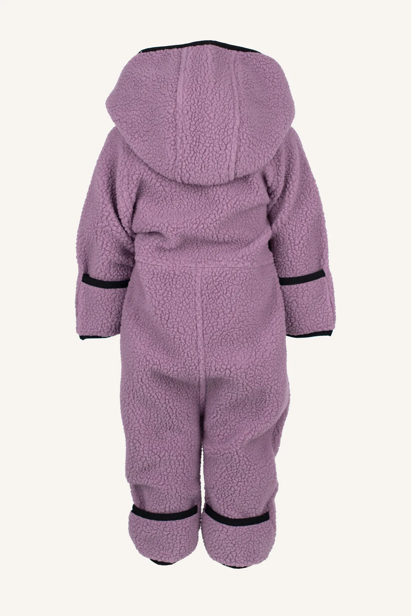 RAMUND PILE BABY OVERALL - LAVENDER