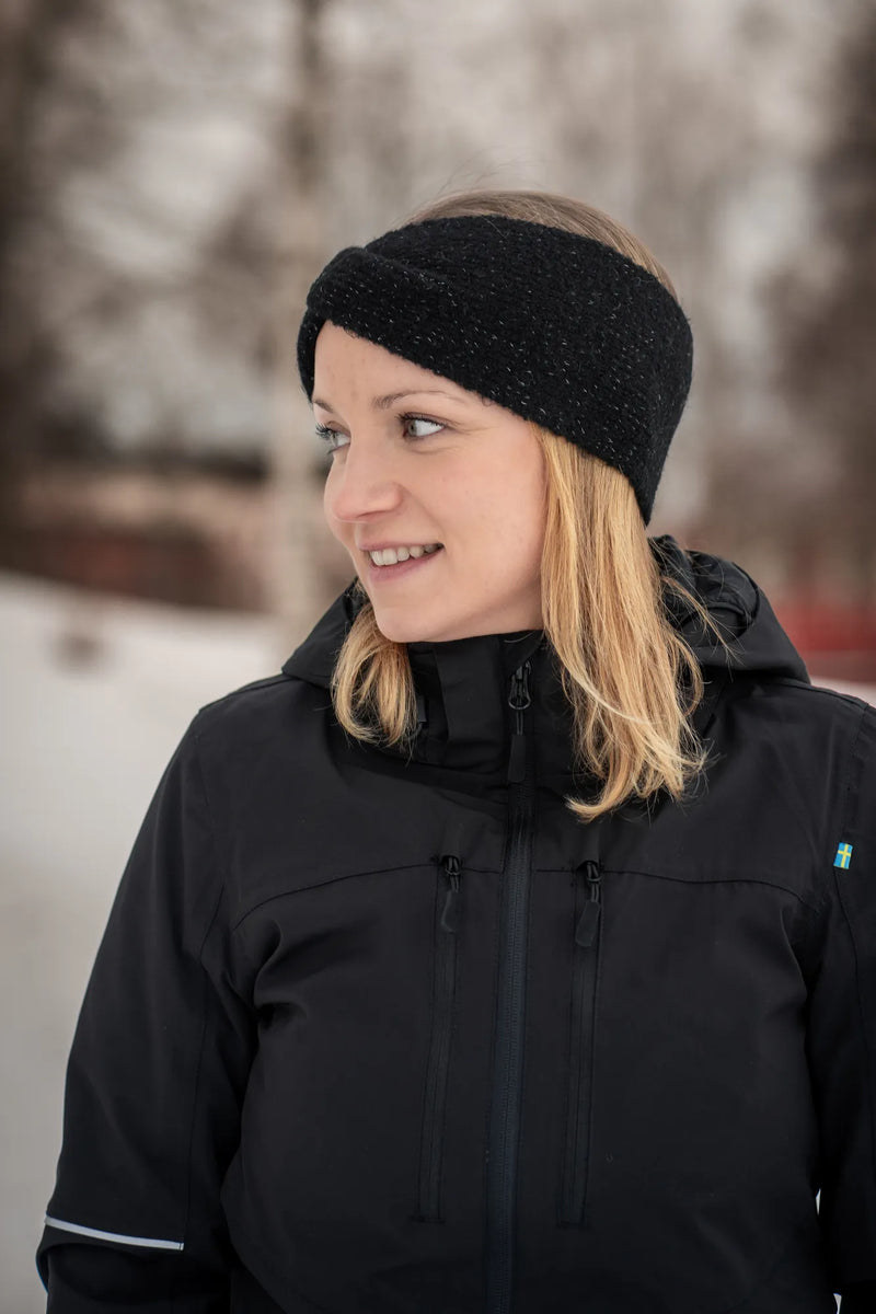 HAVEN HEADBAND, REFLECTIVE - BLACK