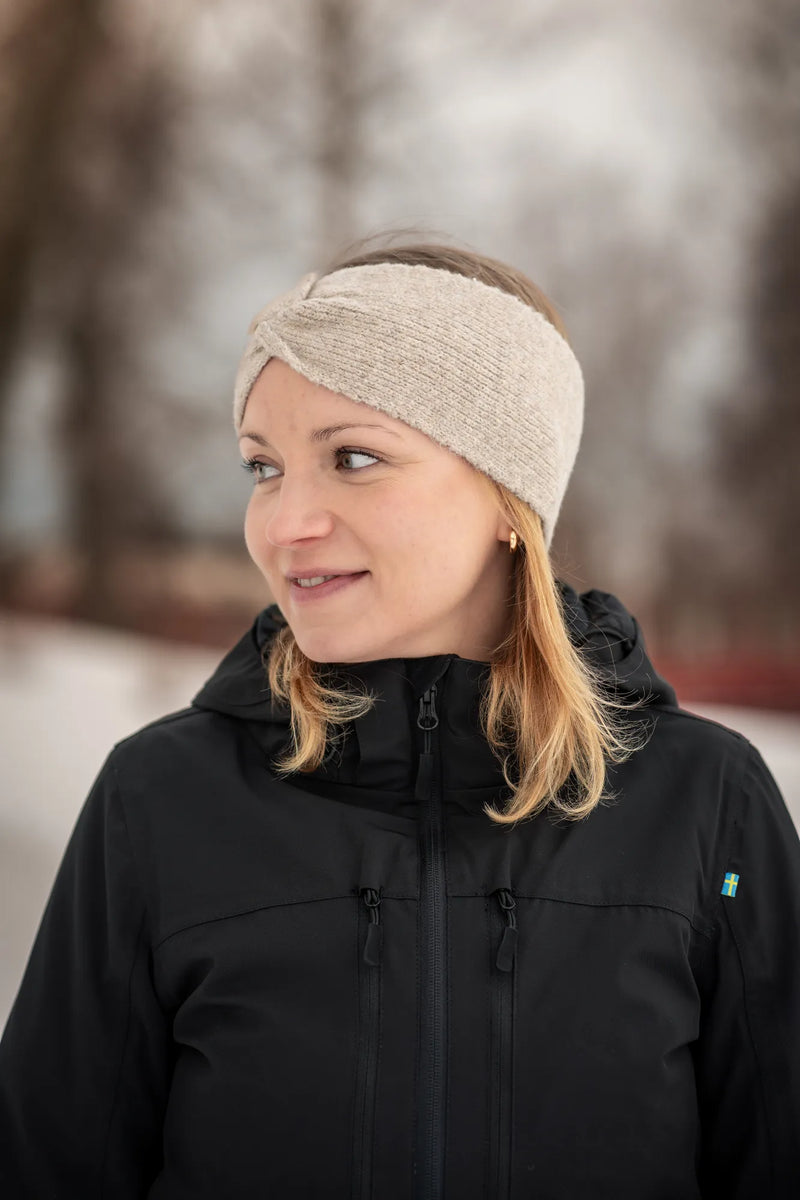 HAVEN HEADBAND, REFLECTIVE - BEIGE