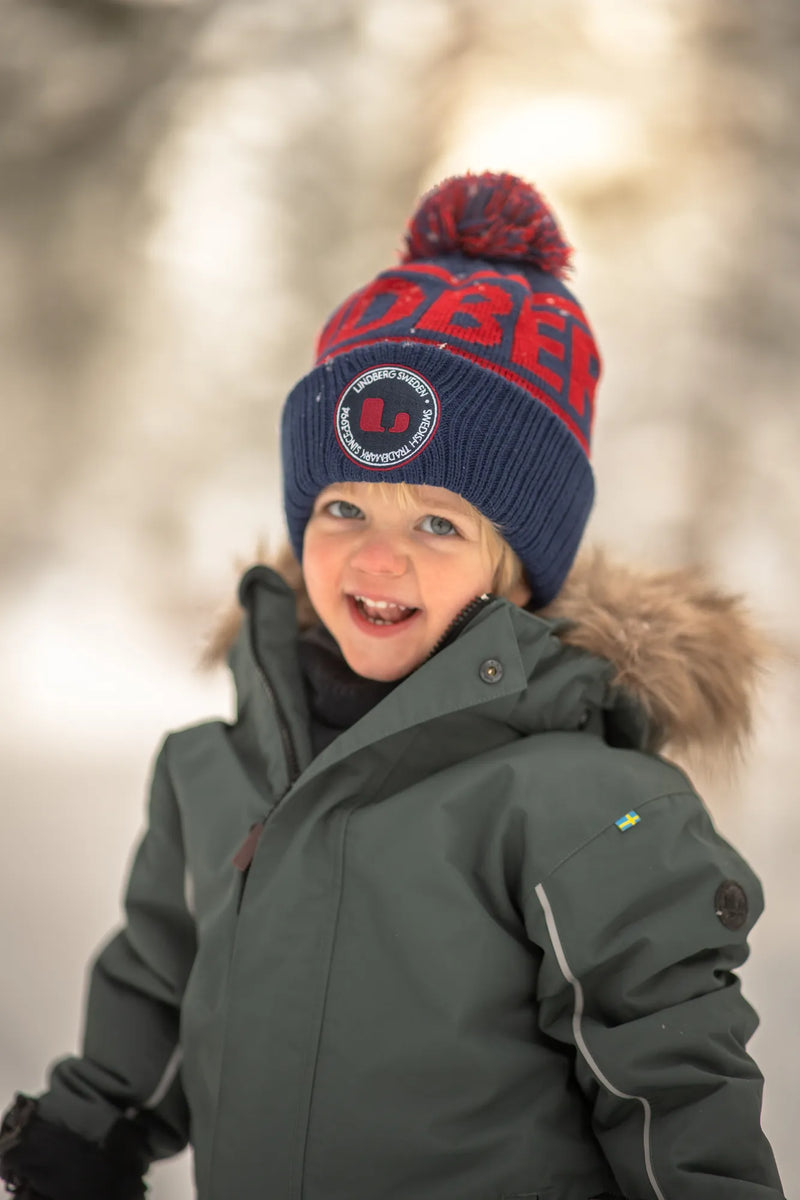 CLUB BEANIE - NAVY/RED