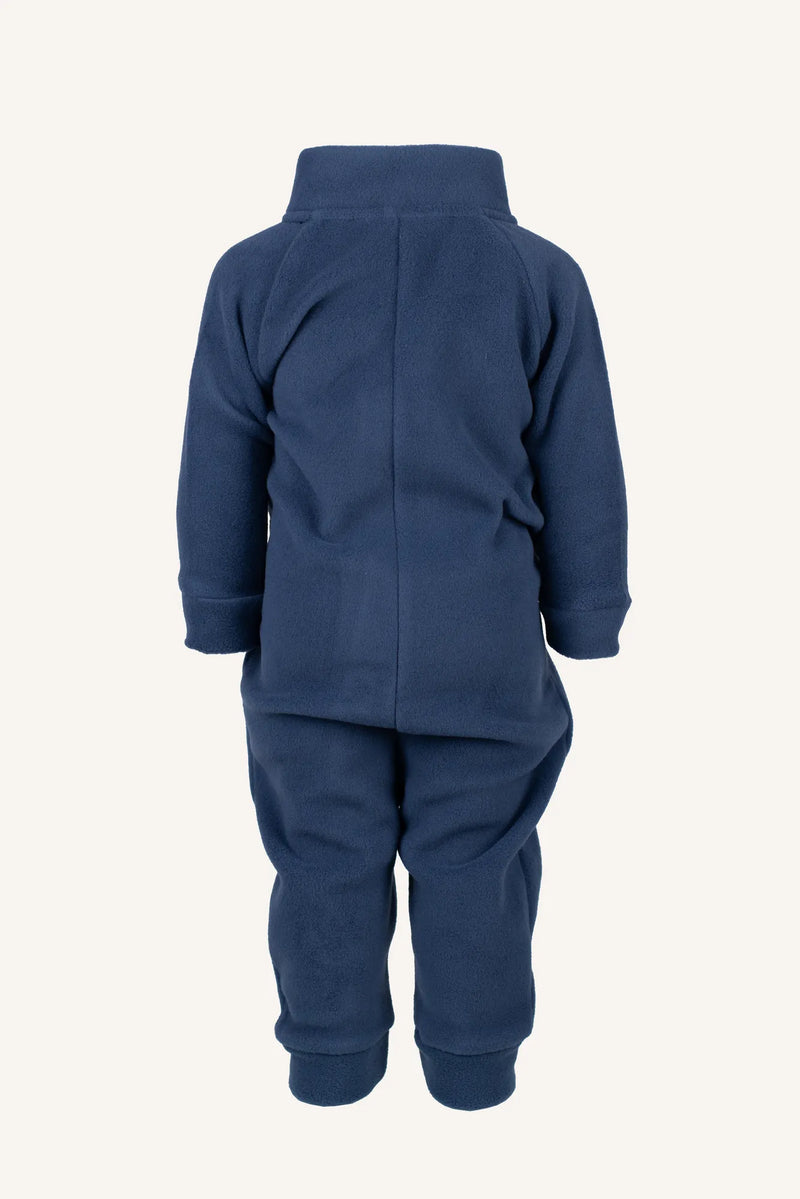 CHILL FLEECE BABY OVERALL - NAVY