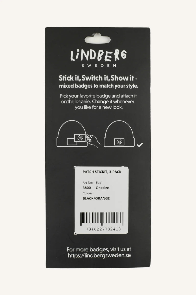 PATCH STICKIT - BLACK/ORANGE