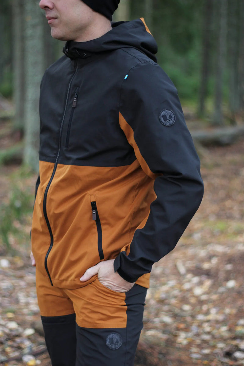 EXPLORER SHELL JACKET, MEN - SUDAN BROWN