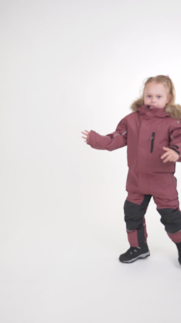 NORDIC WINTER OVERALL - ROSE
