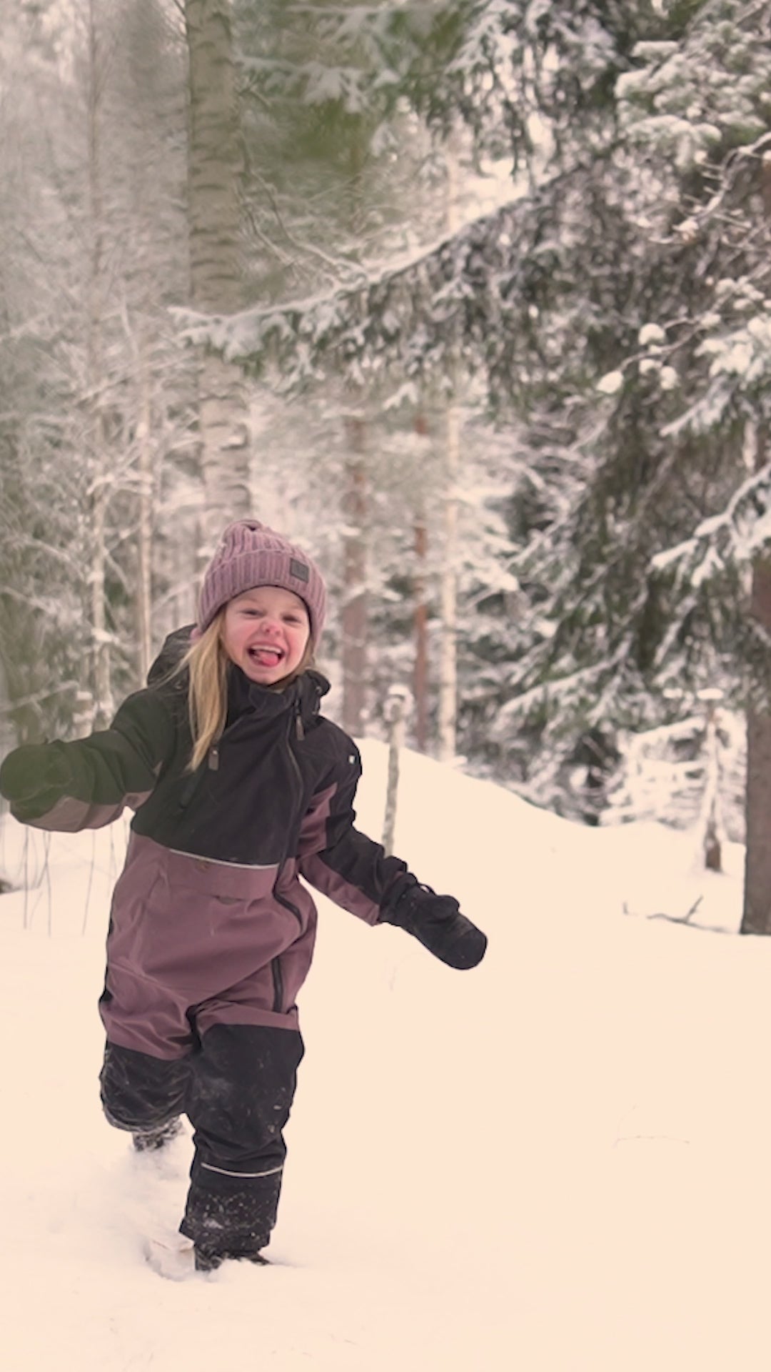 ANORAK WINTER YLEINEN - PÖLYYN MAUVI