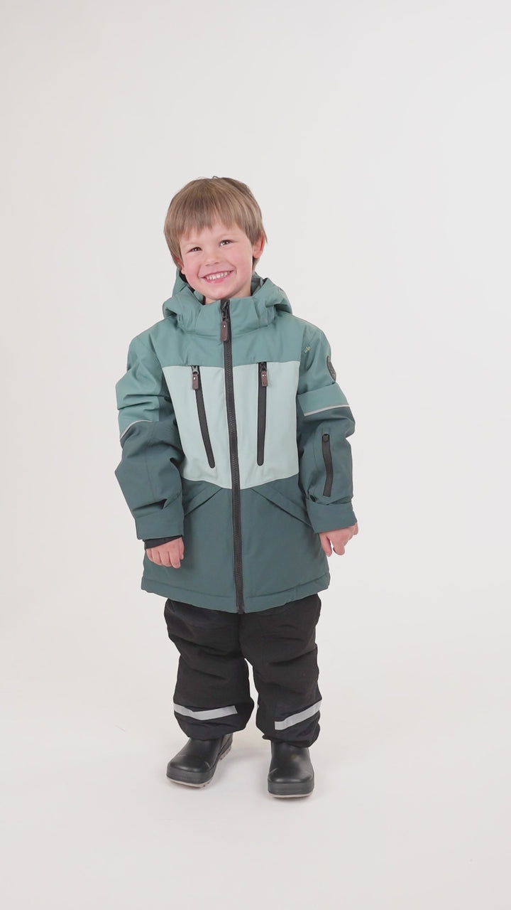 ALPINE WINTER JACKET - MINT GREEN/DARK MINT